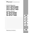 PIONEER XV-DV440 Manual de Usuario