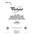 WHIRLPOOL SF3300ERW0 Catálogo de piezas