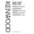 KENWOOD KRC-751D Manual de Usuario
