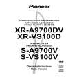PIONEER XR-A9700DV/KUCXJ Manual de Usuario