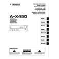PIONEER A-X450 Manual de Usuario