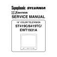 SYLVANIA ST419C Manual de Servicio