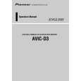 PIONEER AVIC-D3/XU/EW5 Manual de Usuario