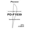 PIONEER PD-F1039/KU/CA Manual de Usuario