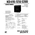 SONY HCD-A195 Manual de Servicio