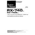 PIONEER RX-740S Manual de Servicio