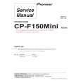 PIONEER CP-F150MINI/XTWEW5 Manual de Servicio