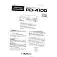 PIONEER PD4100 Manual de Usuario