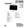 SONY ICF-SW40 Manual de Servicio