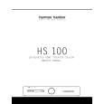 HARMAN KARDON HS100 Manual de Usuario