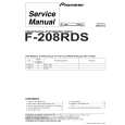 PIONEER F-208RDS/HYXK/EW Manual de Servicio