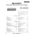 SHARP RG6800H Manual de Servicio