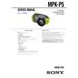 SONY MPKP5 Manual de Servicio