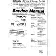 ORION VH250KT Manual de Servicio