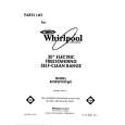 WHIRLPOOL RF395PXWW0 Catálogo de piezas