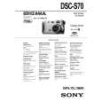 SONY DSC-S70 LEVEL1 Manual de Servicio