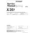 PIONEER A-207/SDXJ Manual de Servicio