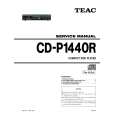 TEAC CD-P1440R Manual de Servicio
