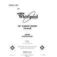 WHIRLPOOL RH4736XWW1 Catálogo de piezas