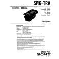 SONY SPK-TRA Manual de Servicio