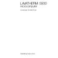 AEG Lavatherm 5500 MC w Manual de Usuario