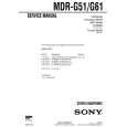 SONY MDRG61 Manual de Servicio
