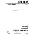 SONY SRF46 Manual de Servicio