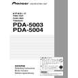 PIONEER PDA-5003 Manual de Usuario