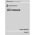 PIONEER DEH-P6000UB/XN/UC Manual de Usuario