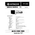 HITACHI FT-440 Manual de Servicio