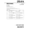 SONY CFS-914 Manual de Servicio
