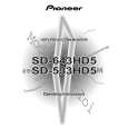 PIONEER SD-533HD5/KUXC/CA Manual de Usuario