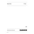 ZANKER TT124 Manual de Usuario