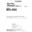 PIONEER MA-990/NY Manual de Servicio