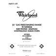 WHIRLPOOL SF5340ERW2 Catálogo de piezas