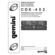 GEMINI CDX-402 Manual de Usuario