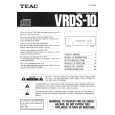 TEAC VRDS10 Manual de Usuario