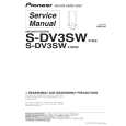 PIONEER S-DV3SW/XTW/E Manual de Servicio