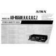 AIWA AD-R550G Manual de Usuario