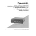 PANASONIC CQDPX30EUC Manual de Usuario PANASONIC CQDPX30EUC Manual de Usuario
