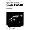 SONY CCD-FX510 Manual de Usuario