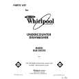 WHIRLPOOL DU8150XX0 Catálogo de piezas