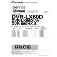 PIONEER DVR-550HX-S/WVXK5 Manual de Servicio