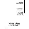 ARTHUR MARTIN ELECTROLUX AR8596W Manual de Usuario