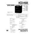 SONY HCDH505 Manual de Servicio
