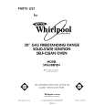 WHIRLPOOL SF365BEPW4 Catálogo de piezas