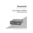 PANASONIC CQ2100EU Manual de Usuario