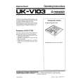 PIONEER UK-V103 Manual de Usuario