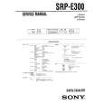 SONY SRP-E300 Manual de Servicio