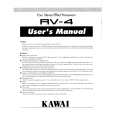 KAWAI RV4 Manual de Usuario